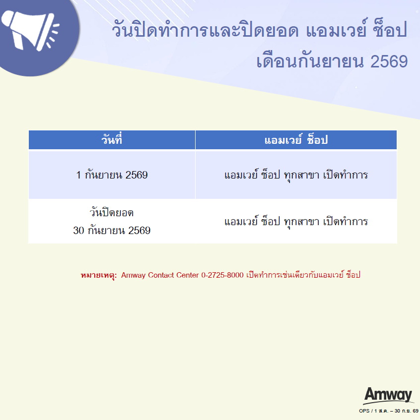 01.08.2026 - September 2026 Amway Shop Closure & Closing Schedule.png